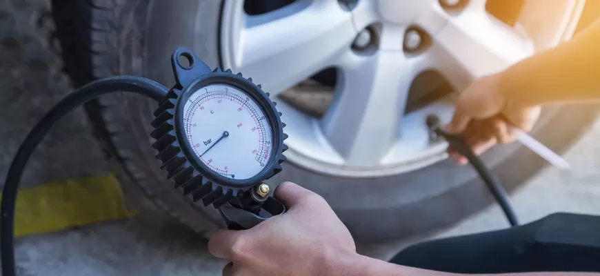 Check Tire pressure in monsoon before driving 